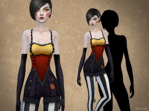  The Sims Resource: Dawn Contrast Outfit by Lavoieri