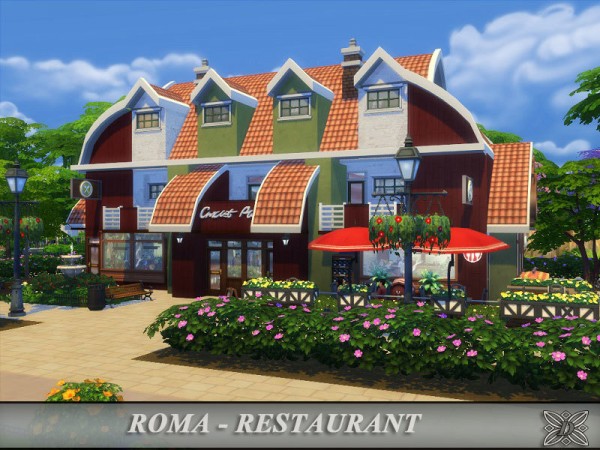  The Sims Resource: Roma   Restaurant by Danuta720