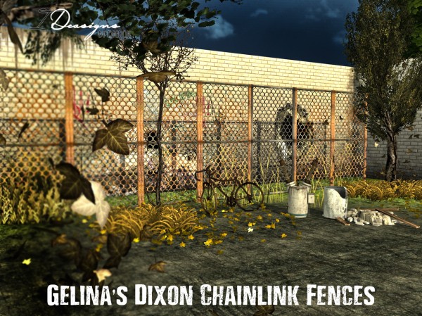  Sims 4 Designs: Gelinas Chainlink Fences