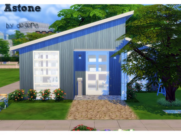  The Sims Resource: Astone house by Degera