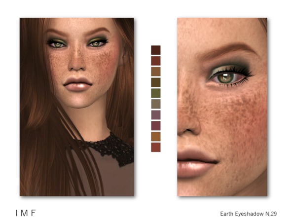  The Sims Resource: Earth Eyeshadow N.29 by IzzieMcFire