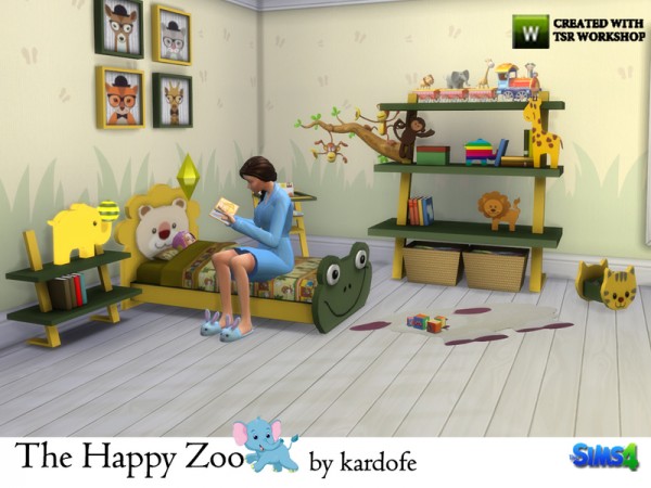  The Sims Resource: The Happy Zoo kidsroom by kardofe