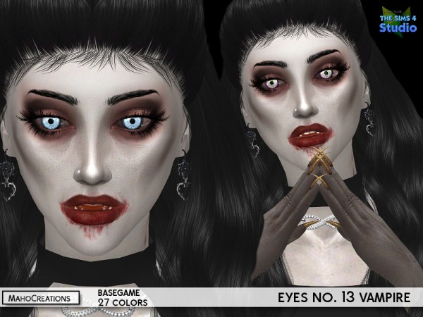  The Sims Resource: Eyes No.13 Vampire by MahoCreations