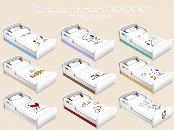  Akisima Sims Blog: Kids bed New Color