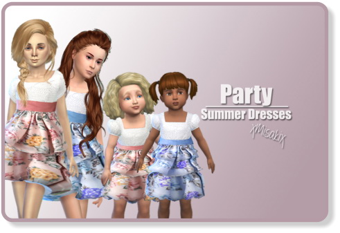  Xmisakix sims: Summer Dresses