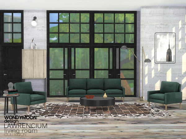  The Sims Resource: Lawrencium Living Room by wondymoon