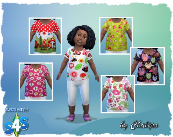  All4Sims: Toddlers Shirts by Oldbox