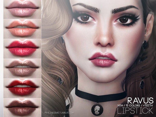  The Sims Resource: Ravus Lipstick N114 by Pralinesims