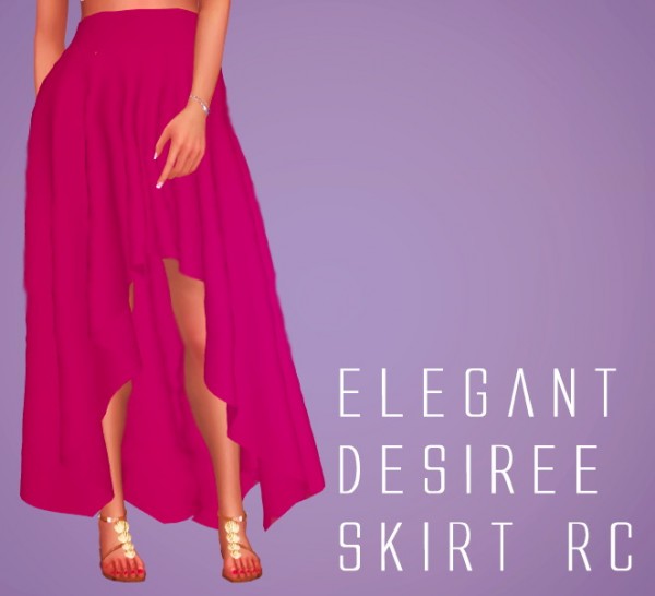  Simsworkshop: Sympxls Elegant Desiree Skirt