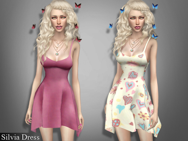  The Sims Resource: Silvia Dress by Genius666