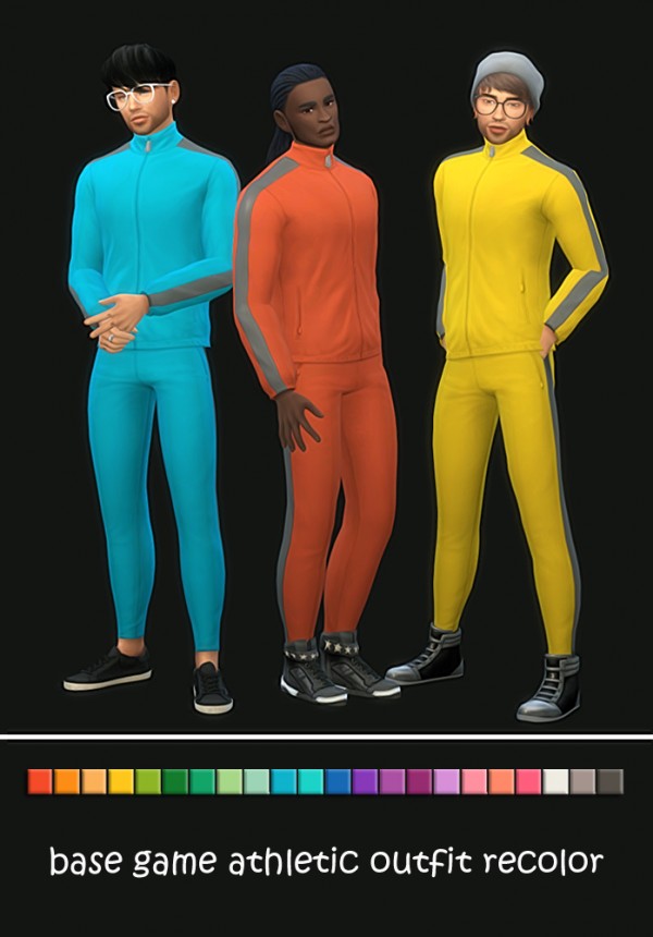  Simsworkshop: Athletic Outfit Recolor by maimouth