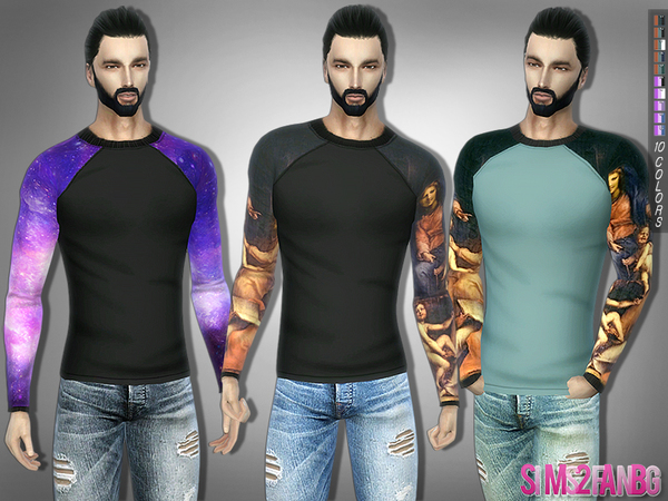  The Sims Resource: 291   Casual Sweatshirt by sims2fanbg