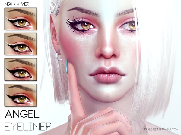  The Sims Resource: Angel Eyeliner N56