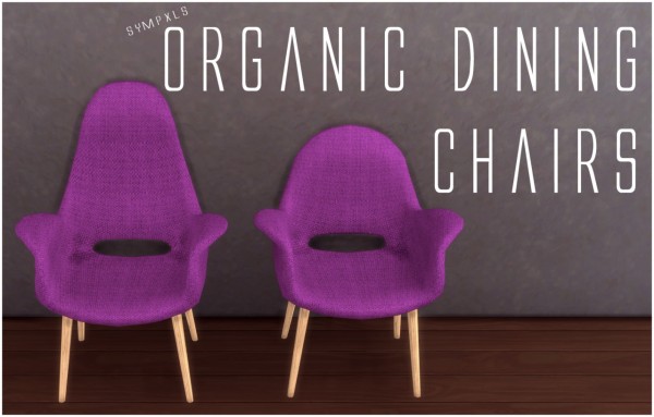  Simsworkshop: Organic Dining Chairs by Sympxls