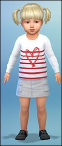  Les Sims 4: 4 tops for boys and 1 for girls