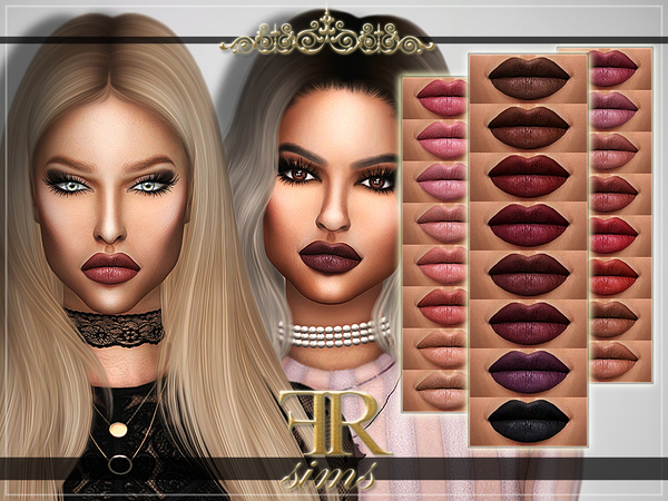  The Sims Resource: Lipstick N22 by FashionRoyaltySims