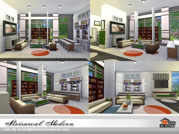  The Sims Resource: Sirisawat Modern by autaki