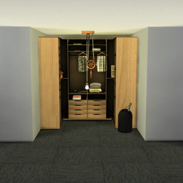  Leo 4 Sims: Wardrobe Cabinet