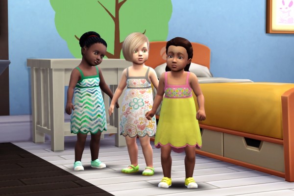 Sims Artists: Fiona dress