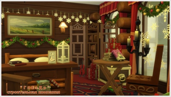  Sims 3 by Mulena: Snow Maiden room