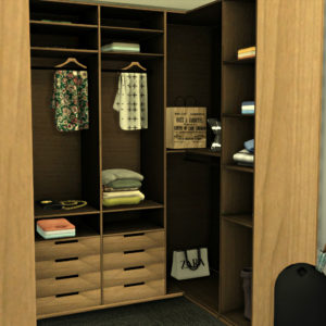  Leo 4 Sims: Wardrobe Cabinet