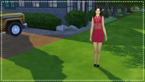  Simsworkshop: Short Sheer Dress by Annabellee25
