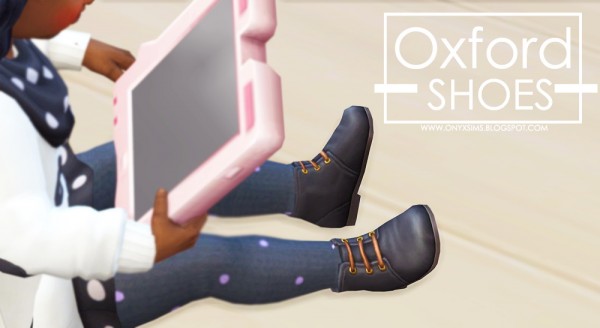  Onyx Sims: Oxfords for Toddlers