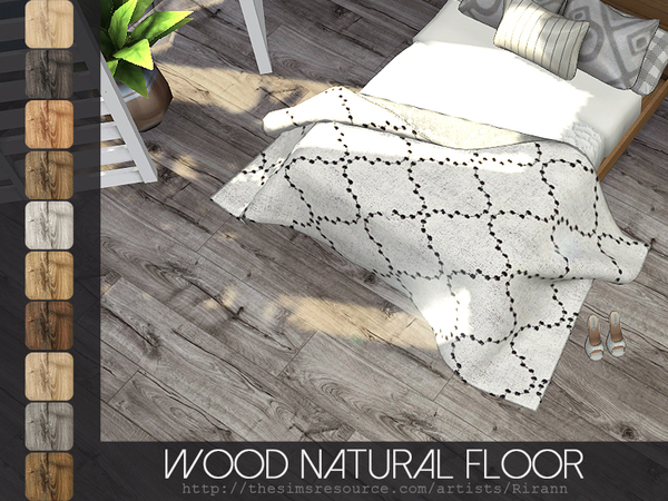  The Sims Resource: Wood Natural Floor by Rirann