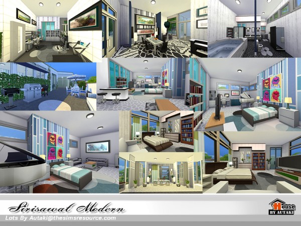  The Sims Resource: Sirisawat Modern by autaki