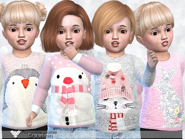  The Sims Resource: Cute Sweaters For Toddler by Pinkzombiecupcake