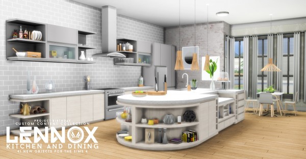  Simsational designs: Lennox Kitchen And Dining Set