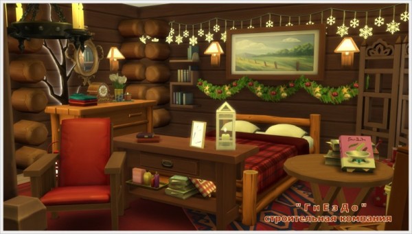  Sims 3 by Mulena: Snow Maiden room