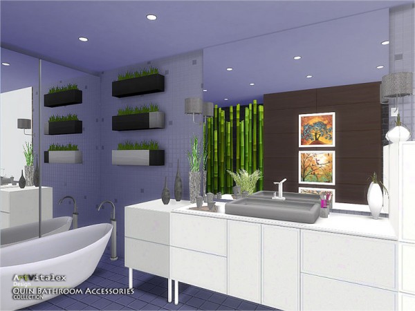  The Sims Resource: Quin Bathroom Accessories by ArtVitalex