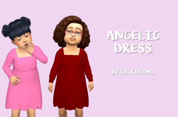  Choco Sims: Angelic dress
