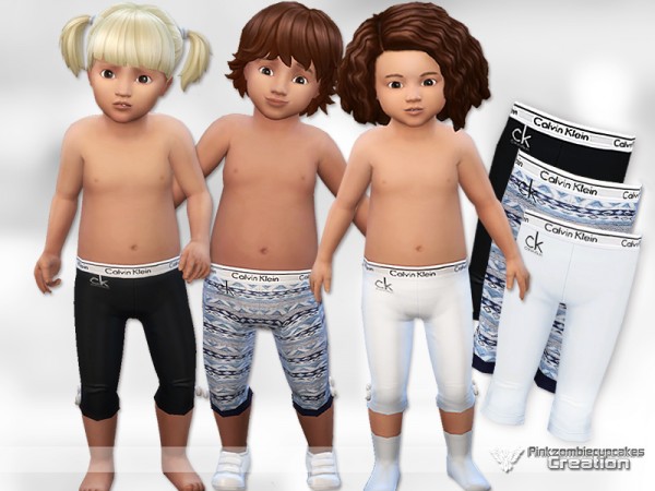  The Sims Resource: Designer Pajama Pants for Toddler by Pinkzombiecupcake