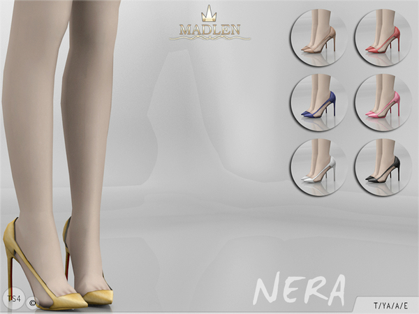  The Sims Resource: Madlen Nera Shoes by MJ95