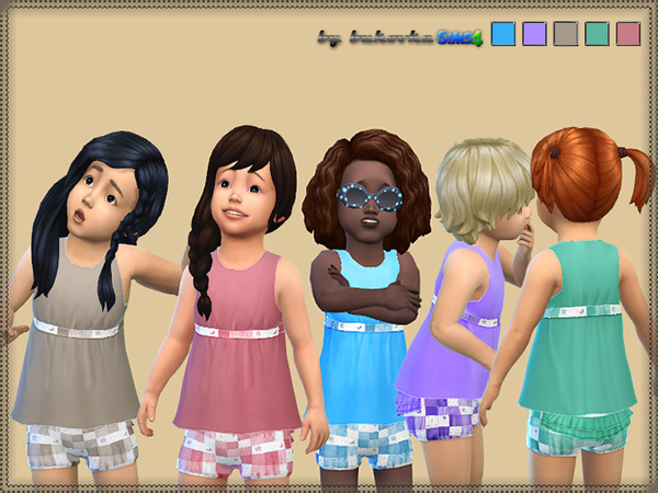  The Sims Resource: Short dress by bukovka