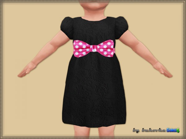  The Sims Resource: Dress Big Bow by bukovka