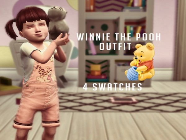  The Sims Resource: Winnie the Pooh Outfits for Toddlers by Dreacia