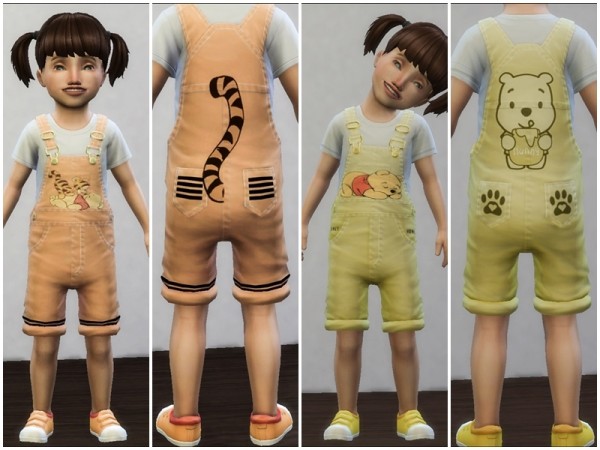  The Sims Resource: Winnie the Pooh Outfits for Toddlers by Dreacia