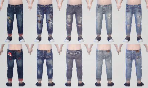  kk sims: Toddlers jeans
