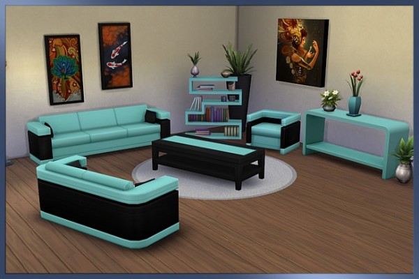  Blackys Sims 4 Zoo: Set Tao Livingroom by Cappu