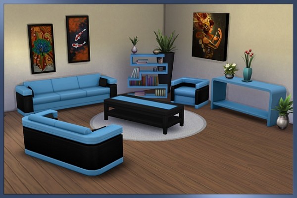  Blackys Sims 4 Zoo: Set Tao Livingroom by Cappu