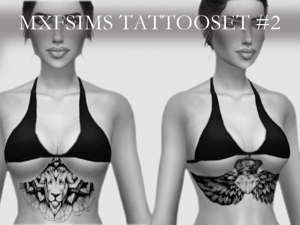  The Sims Resource: Tattoo Set 2 by mxfsims