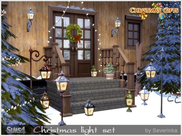  The Sims Resource: Christmas Light set by Severinka