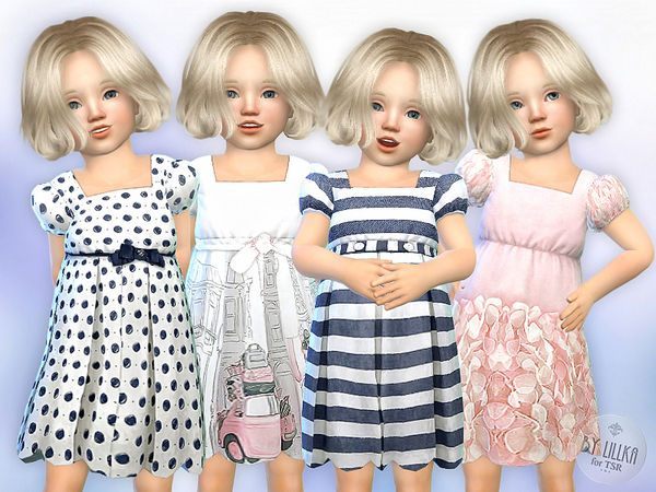  The Sims Resource: Toddler Dresses Collection P03 by lillka