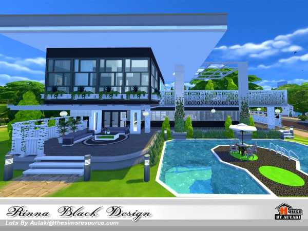  The Sims Resource: Rinna Black Design by autaki
