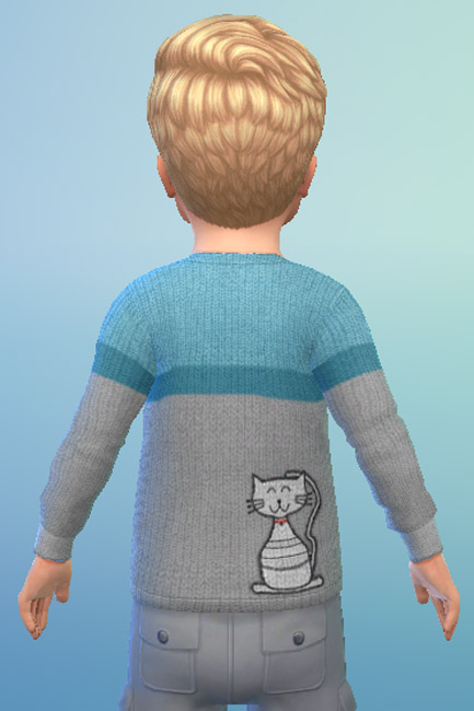  Blackys Sims 4 Zoo: Baby cat sweater by mammut