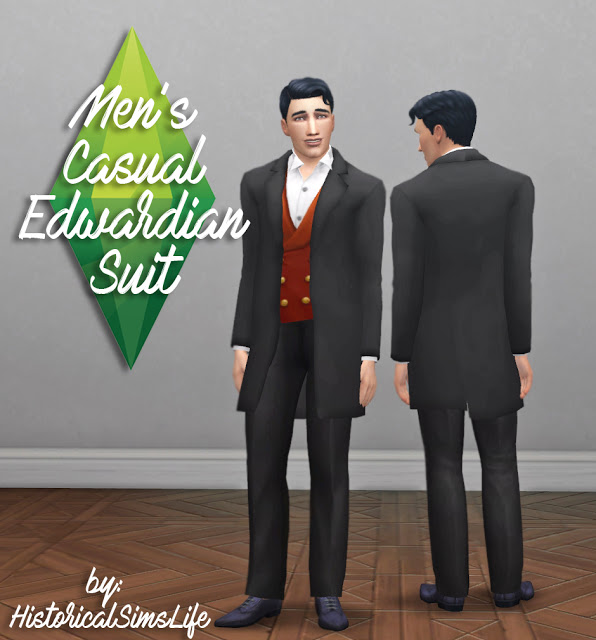  History Lovers Sims Blog: Casual Edwardian Suit