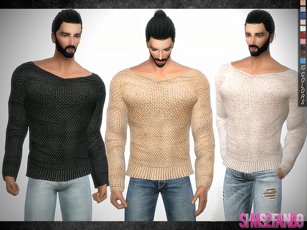  The Sims Resource: 296   Muscle Jumper by sims2fanbg